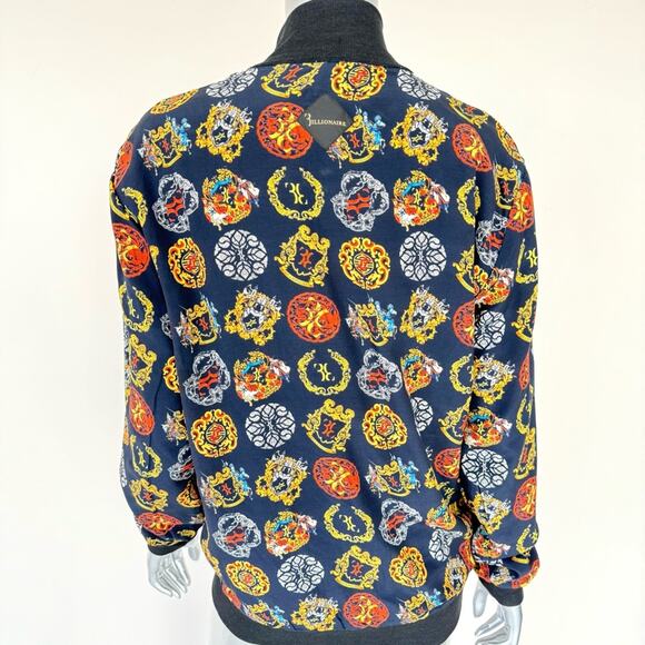 BILLIONAIRE Couture  reversible bomber unisex  size L Authentic Retail 2200$ - Picture 4 of 11